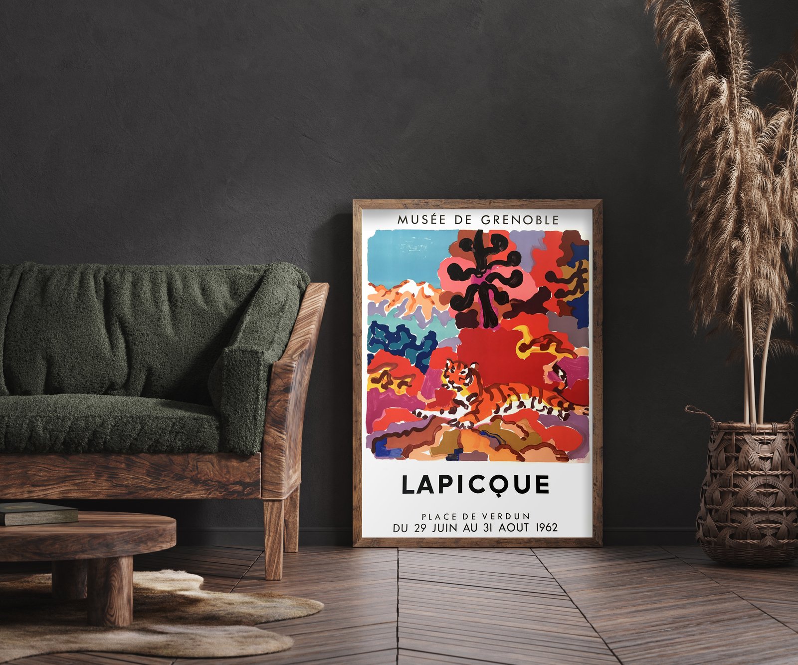 Charles Lapicque | Musée de Grenoble | 1962 | Exhibition Poster